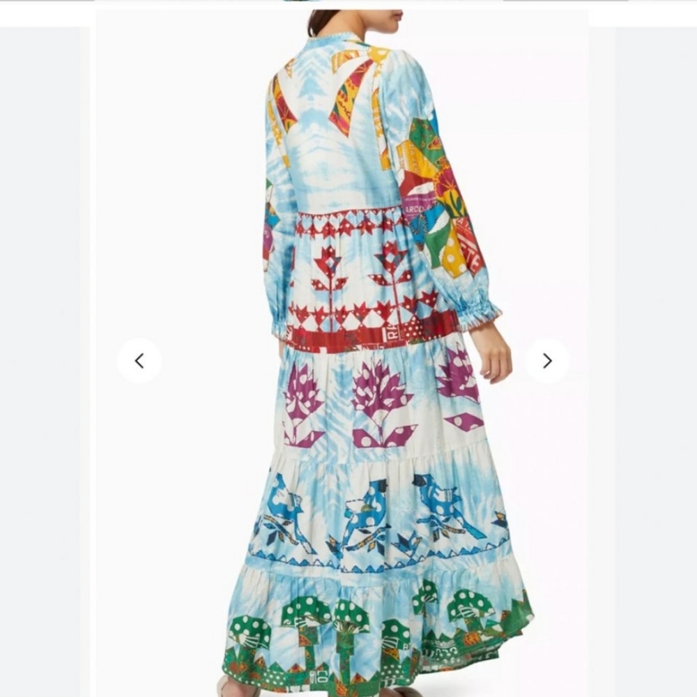 S/M Farm Rio Tye Dye Maxidress - Picture 8 of 10